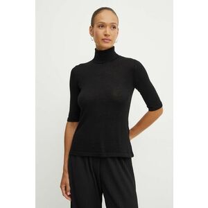 Max Mara Leisure cardigan femei, culoarea negru, light imagine