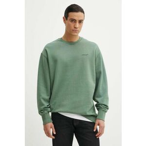 Levi's bluza barbati, culoarea verde, cu glugă, neted, A9244 imagine