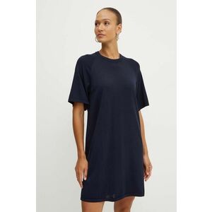 Max Mara Leisure rochie culoarea albastru marin, mini, oversize, 2426326017600 imagine