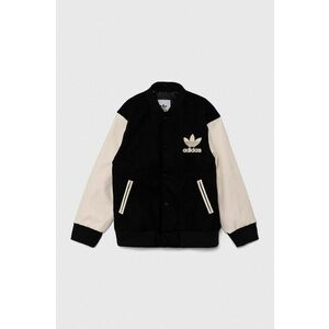 adidas Originals geaca bomber pentru copii VRCTACKET culoarea negru, IY7505 imagine