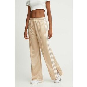 adidas Originals pantaloni de trening culoarea bej, cu imprimeu, IZ2753 imagine