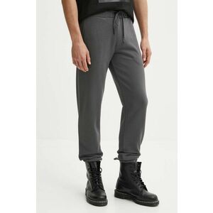 Iceberg pantaloni de trening din bumbac culoarea gri, cu imprimeu imagine