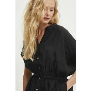 Answear Lab bluza femei, culoarea negru, neted imagine