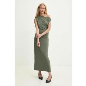 Answear Lab rochie culoarea verde, maxi, mulata imagine