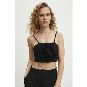 Answear Lab top culoarea negru, neted imagine