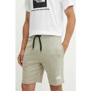 The North Face pantaloni scurti din bumbac Graphic Short Light culoarea gri, NF0A3S4F1I41 imagine