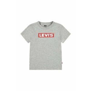 Levi's tricou copii BOXTAB TEE culoarea gri, cu imprimeu, 8EJ764 imagine