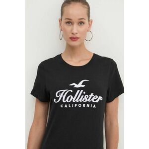 Hollister Co. tricou din bumbac femei, culoarea negru, KI357-3284 imagine