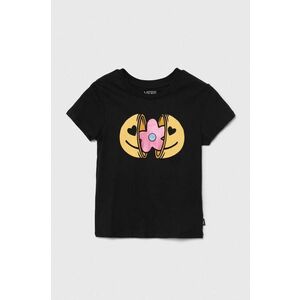 Vans tricou de bumbac pentru copii Inner Child culoarea negru, VN000JAKBLK1 imagine