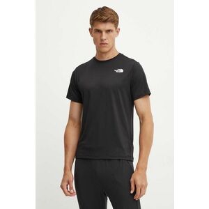 The North Face tricou sport 24/7 culoarea negru, neted, NF0A894BJK31 imagine