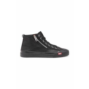 Diesel sneakers din piele S-Athos Zip culoarea negru, Y03267-P1732-T8013 imagine