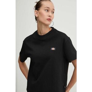 Dickies tricou din bumbac OAKPORT femei, culoarea negru, DK0A4Y8L imagine