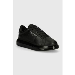 Karl Lagerfeld sneakers din piele Kapri Kushion culoarea negru imagine