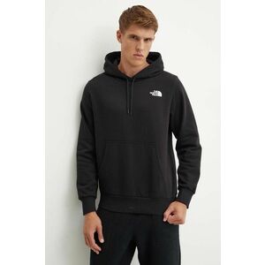 The North Face bluza Simple Dome Hoodie barbati, culoarea negru, cu glugă, cu imprimeu, NF0A89FCJK31 imagine