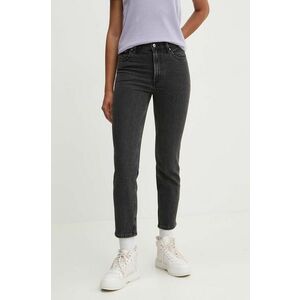 Abercrombie & Fitch jeansi femei, culoarea gri, KI155-3424 imagine