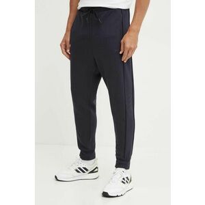 Boss Green pantaloni de trening culoarea albastru marin, neted, 50518196 imagine