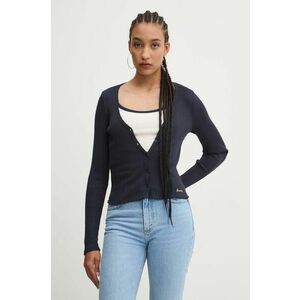 Superdry cardigan din bumbac culoarea albastru marin, light, W6011953A-98T imagine