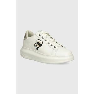 Karl Lagerfeld sneakers din piele KAPRI culoarea alb, KL62528F imagine