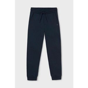 Mayoral pantaloni de trening pentru copii culoarea albastru marin, neted, 705 imagine