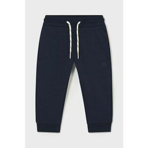 Mayoral pantaloni de trening pentru copii culoarea albastru marin, neted, 704 imagine