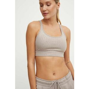 Dkny sutien sport culoarea bej, modelator, DP4T9963 imagine