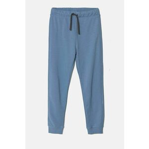 United Colors of Benetton pantaloni de trening din bumbac pentru copii neted, 3J68CF058 imagine