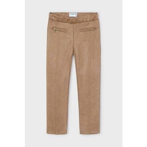 Mayoral pantaloni copii culoarea bej, neted, 4545 imagine