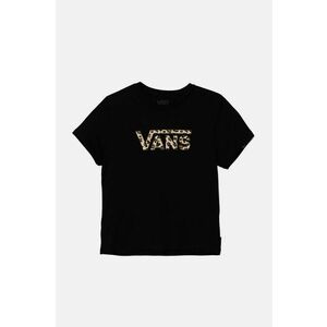 Vans tricou de bumbac pentru copii GR FELIDAE DROP culoarea bej, VN000K91BLK1 imagine