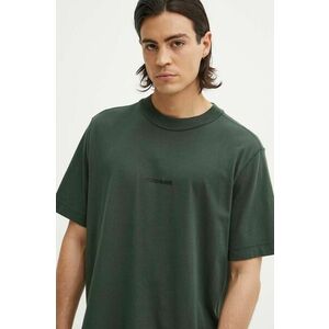 Abercrombie & Fitch tricou din bumbac barbati, culoarea verde, cu imprimeu, KI123-1038 imagine