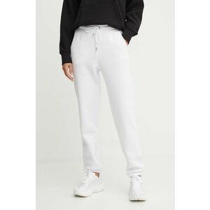 Dkny pantaloni de trening culoarea alb, neted, DP4P3471 imagine