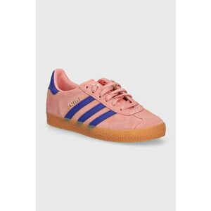 adidas Originals sneakers pentru copii GAZELLE C culoarea roz, ID6556 imagine