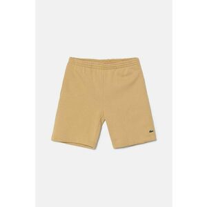 Lacoste pantaloni scurti barbati, culoarea bej imagine