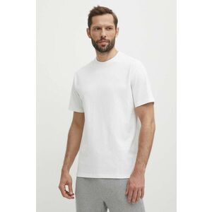 Puma tricou din bumbac bărbați, culoarea bej, uni 624009 imagine