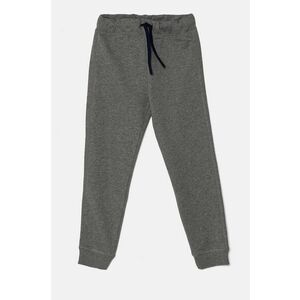 United Colors of Benetton pantaloni de trening din bumbac pentru copii culoarea gri, neted, 3J68CF058 imagine