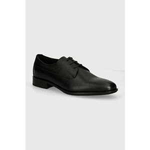 BOSS pantofi de piele Colby barbati, culoarea negru, 50523042 imagine