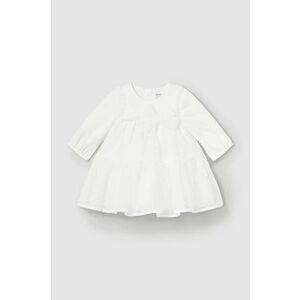 Mayoral Newborn rochie bebe culoarea bej, mini, evazati, 2805 imagine