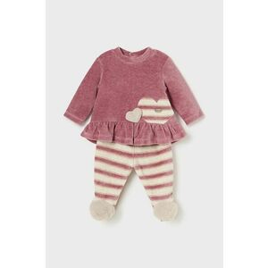 Mayoral Newborn compleu bebe culoarea rosu, 2505 imagine