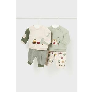 Mayoral Newborn compleu bebe 2-pack culoarea verde, 2625 imagine