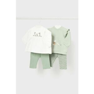 Mayoral Newborn compleu bebe 2-pack culoarea verde, 2784 imagine