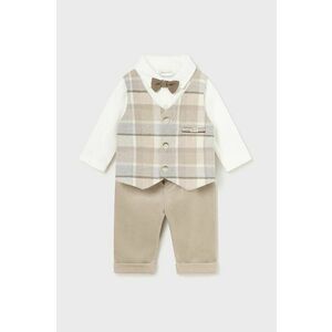 Mayoral Newborn compleu bebe culoarea bej, 2527 imagine