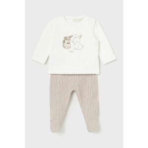 Mayoral Newborn compleu bebe culoarea bej, 2510 imagine