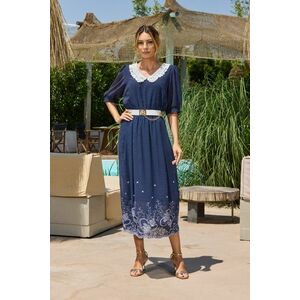 Rochie eleganta Norica Bleumarin imagine