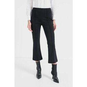 Pantaloni crop evazati cu talie inalta imagine