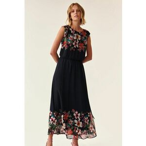 Rochie din sifon cu imprimeu floral imagine