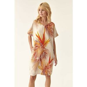 Rochie de in cu imprimeu tropical imagine