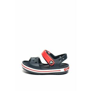 Sandale relaxed fit cu velcro - Negru/Rosu imagine