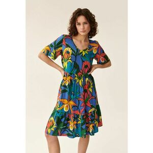 Rochie dama multicolora cu imprimeu floral imagine