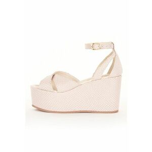 Sandale wedge de piele Julia imagine