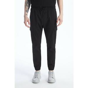 Pantaloni cargo sport cu snur in talie imagine