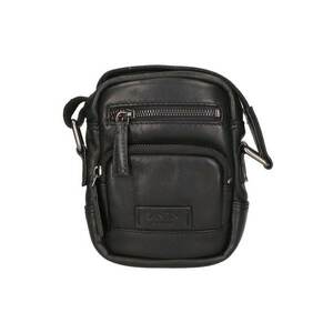 Geanta crossbody unisex de piele cu buzunare multiple imagine